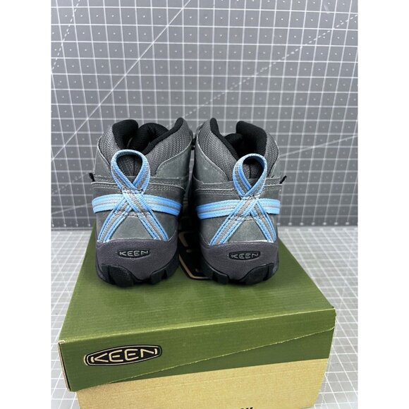 KEEN Women’s Targhee II Mid WP Hiking Boots - Steel Grey/Hydrangea Sz 8 - Picture 4 of 8